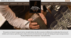 Desktop Screenshot of americancraftspirits.org